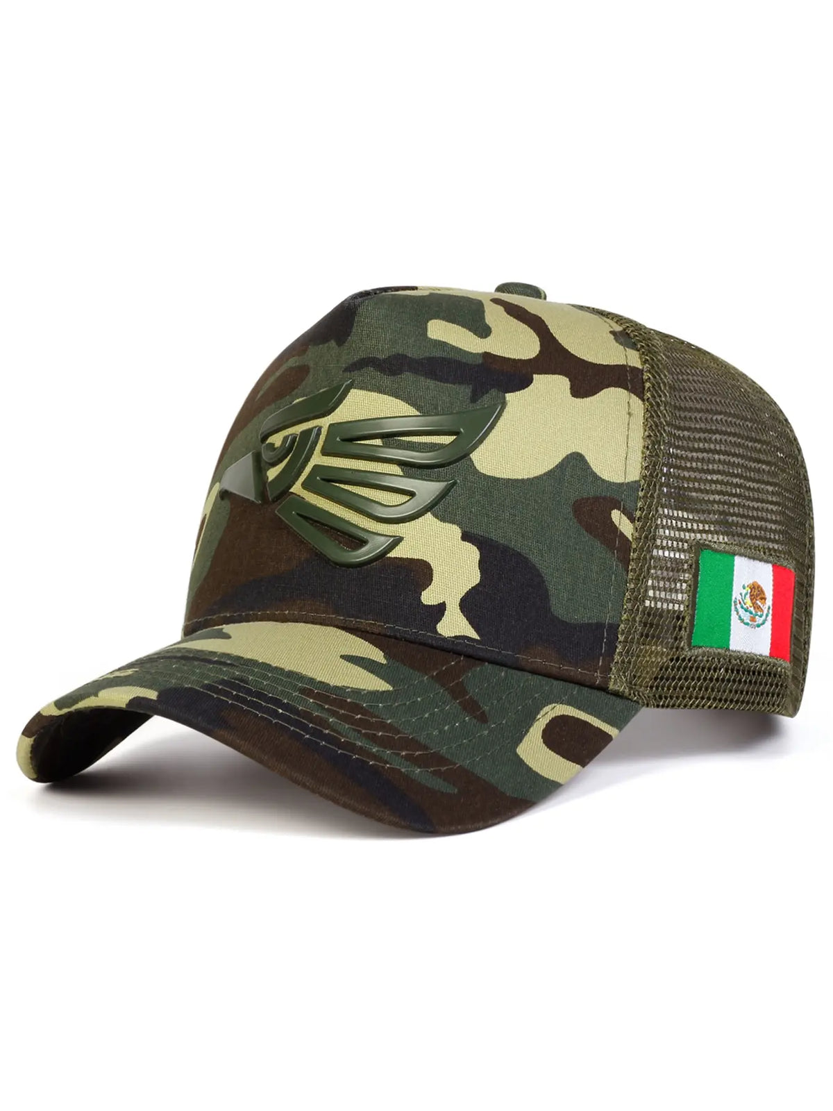 Mexico Eagle Design Baseball Cap, Snapback Graphic Trucker Hat, Casual Outdoor Sports Hat for Men & Women, Adjustable Sun Protection Cap for Daily Wear, Graphic Hats