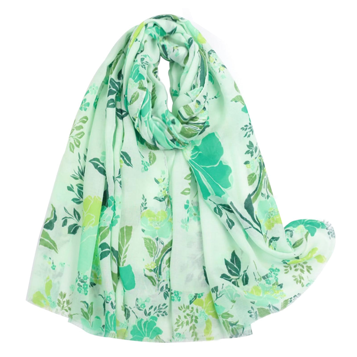 vimate Lightweight Scarf for Women Fashion Head Cover Hijab Cotton Voile Scarf Shawl Wrap for Spring Fall Winter Season