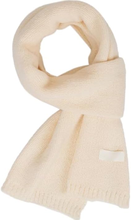 Winter Warm Knit Scarf for Women Men Classic Fashion Soft Knit Neck Wraps