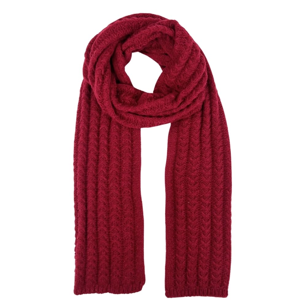 Humble Hilo Basic Knitted Scarf Large Neck for Women or Men Knit Winter