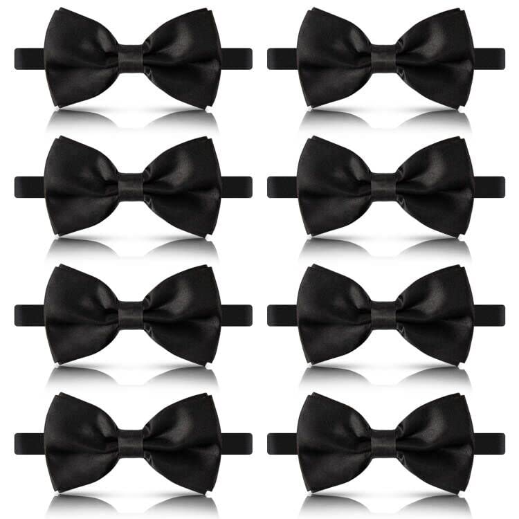 Unoutur bow ties for men, Pre-tied Men's Bow Ties Adjustable Satin Bow Tie for any Age