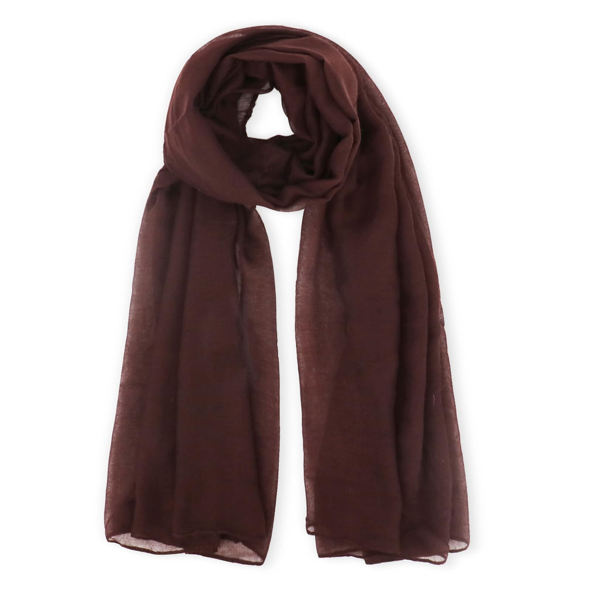 vimate Lightweight Scarf for Women Fashion Head Cover Hijab Cotton Voile Scarf Shawl Wrap for Spring Fall Winter Season