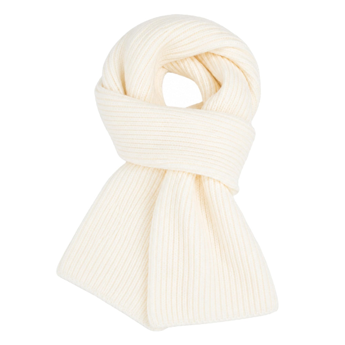 Rib Knit Scarf for Women Men Wool-Like Neck Warmer Scarves for Cold Weather