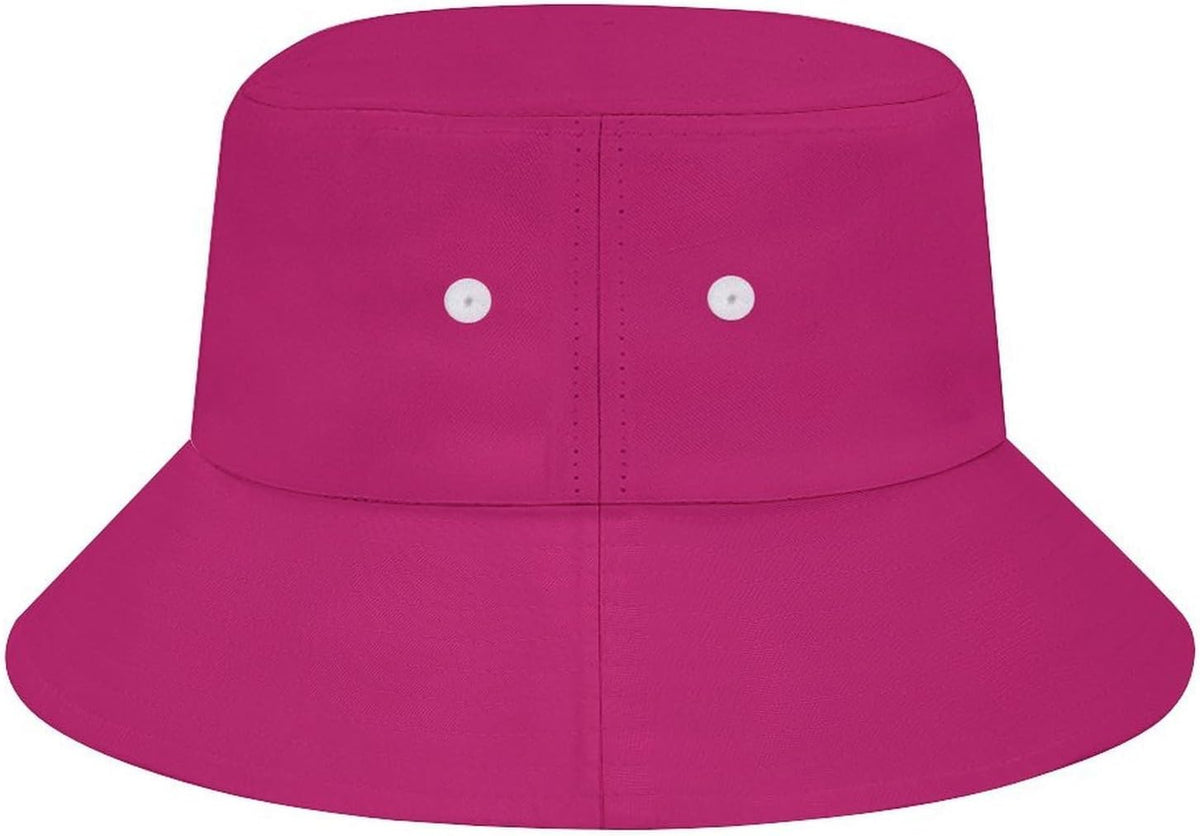 Solid Color Bucket Hat for Men Adults Unisex Sun Protection Fisherman Cap Lightweight Safari Hat for Travel Outdoor