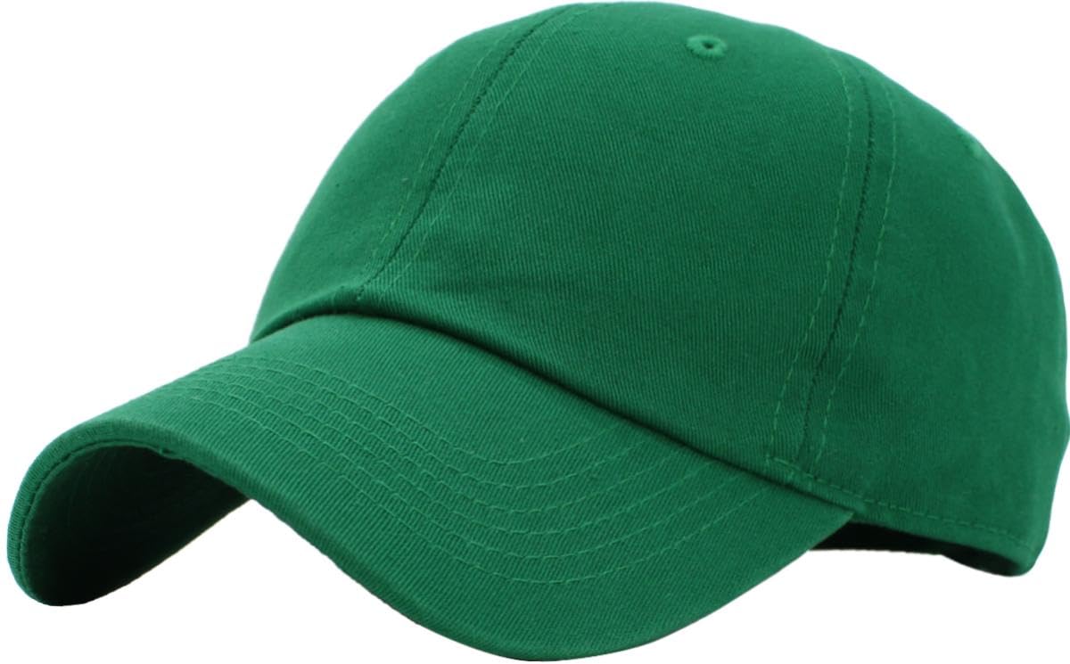 KBETHOS Classic Unisex Cotton Adjustable Low Crown Baseball Cap – Plain Dad Hat