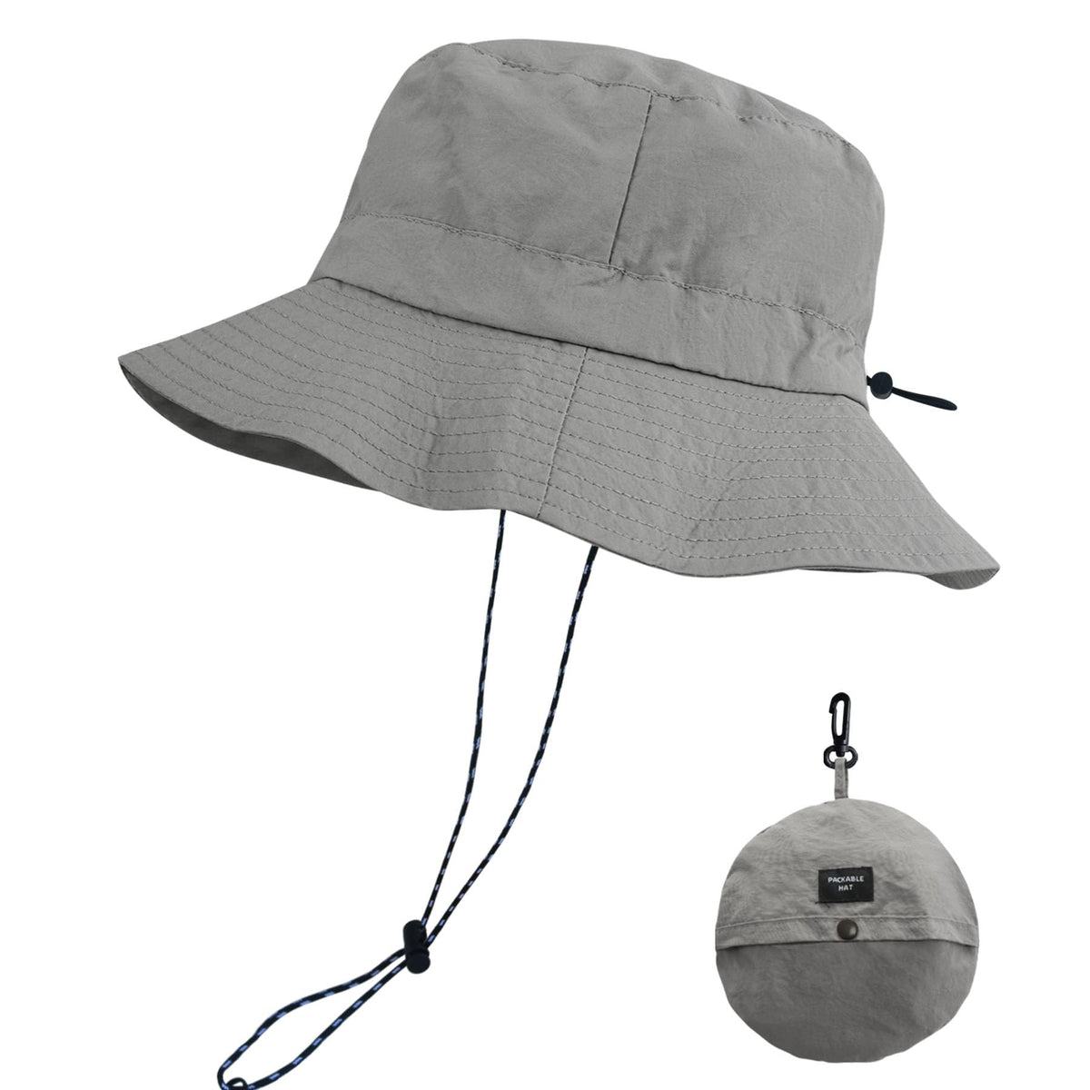 PFFY Packable Sun Bucket Hat for Men Women Outdoor UV Protection Sun Hats