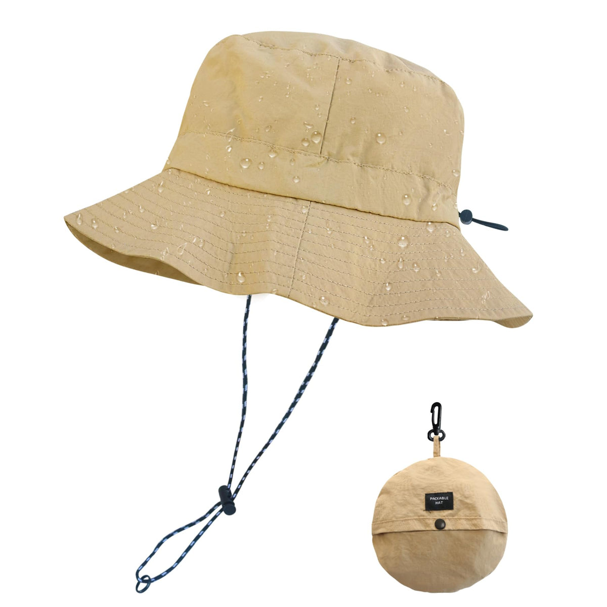 PFFY Packable Sun Bucket Hat for Men Women Outdoor UV Protection Sun Hats