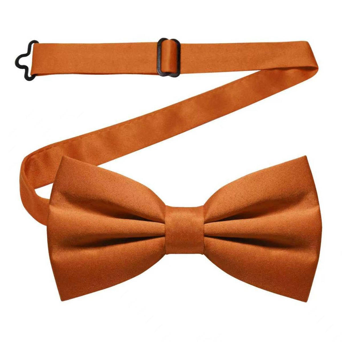 JEMYGINS Solid Color Pre-tied Bow Tie Adjustable Bowtie for Men