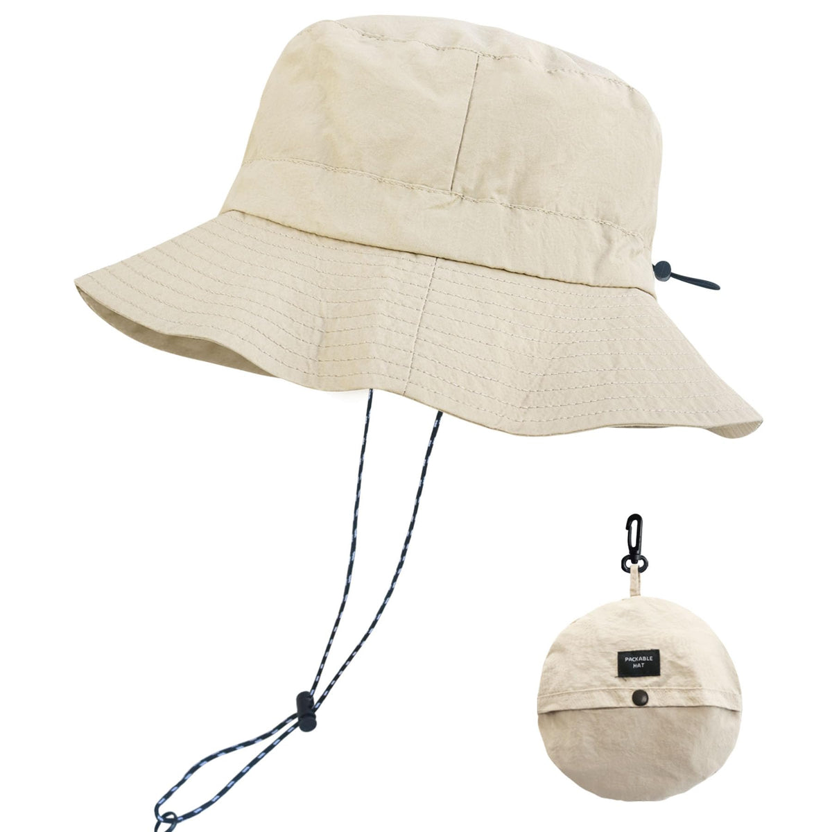 PFFY Packable Sun Bucket Hat for Men Women Outdoor UV Protection Sun Hats