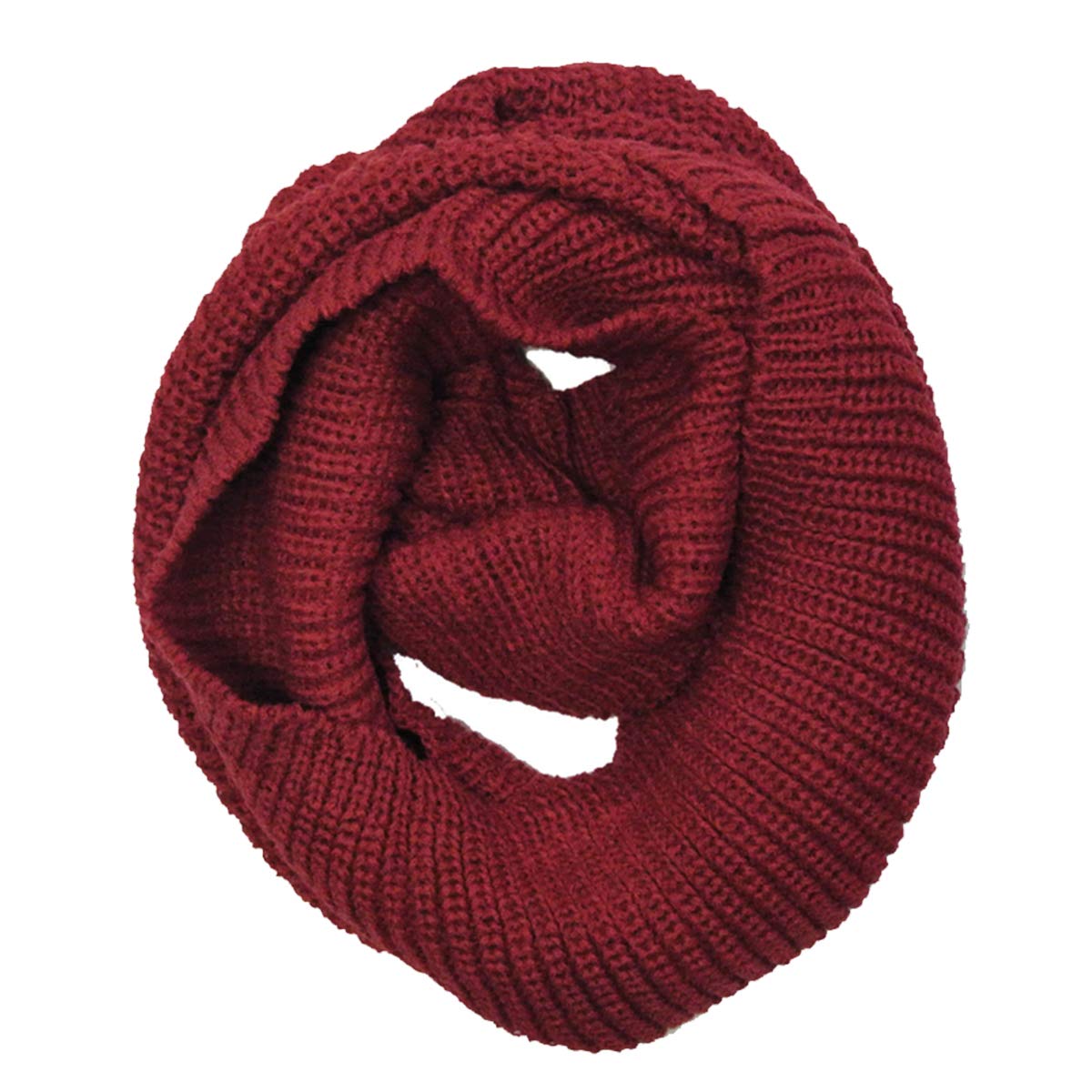 Wrapables Thick Knitted Winter Warm Infinity Scarf