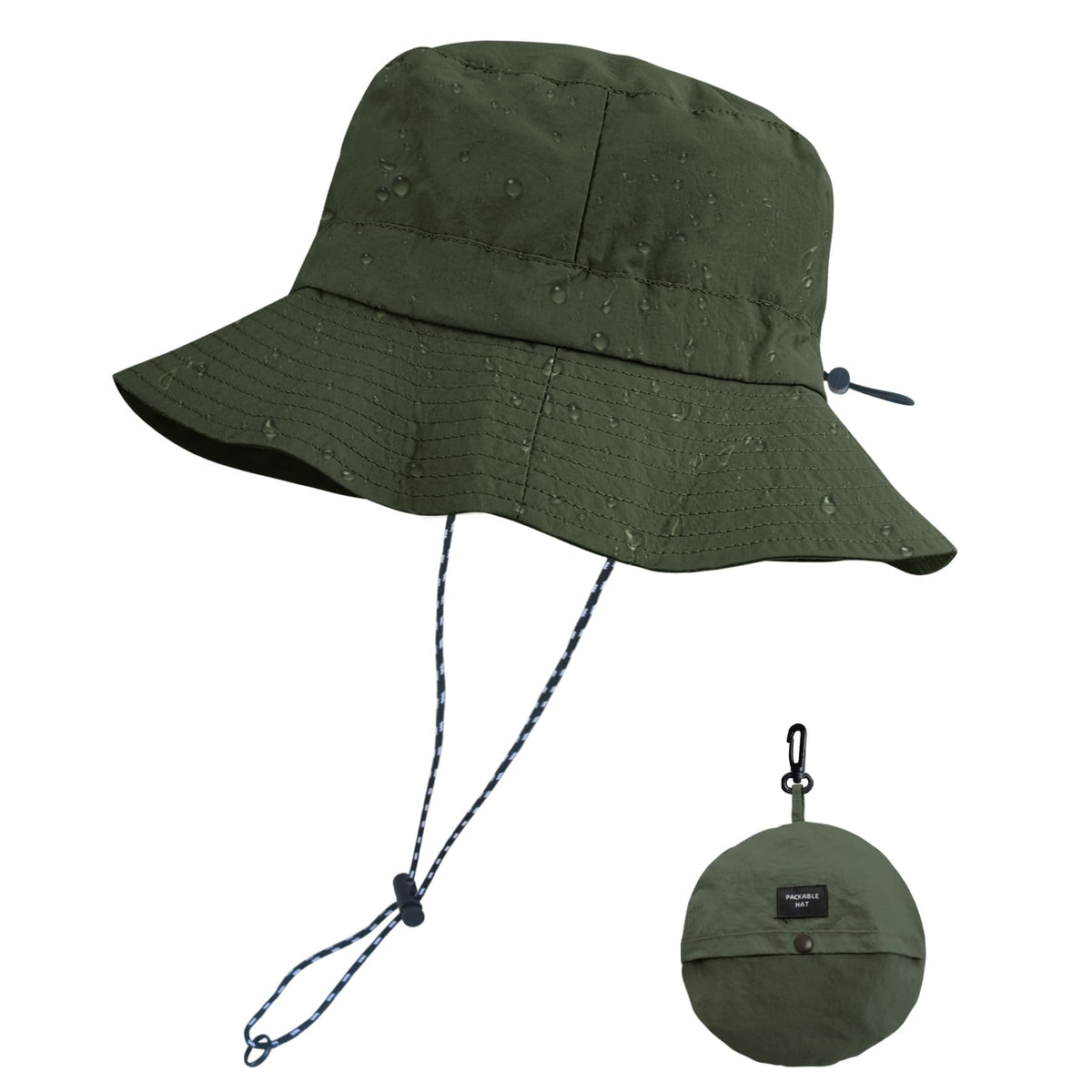 PFFY Packable Sun Bucket Hat for Men Women Outdoor UV Protection Sun Hats