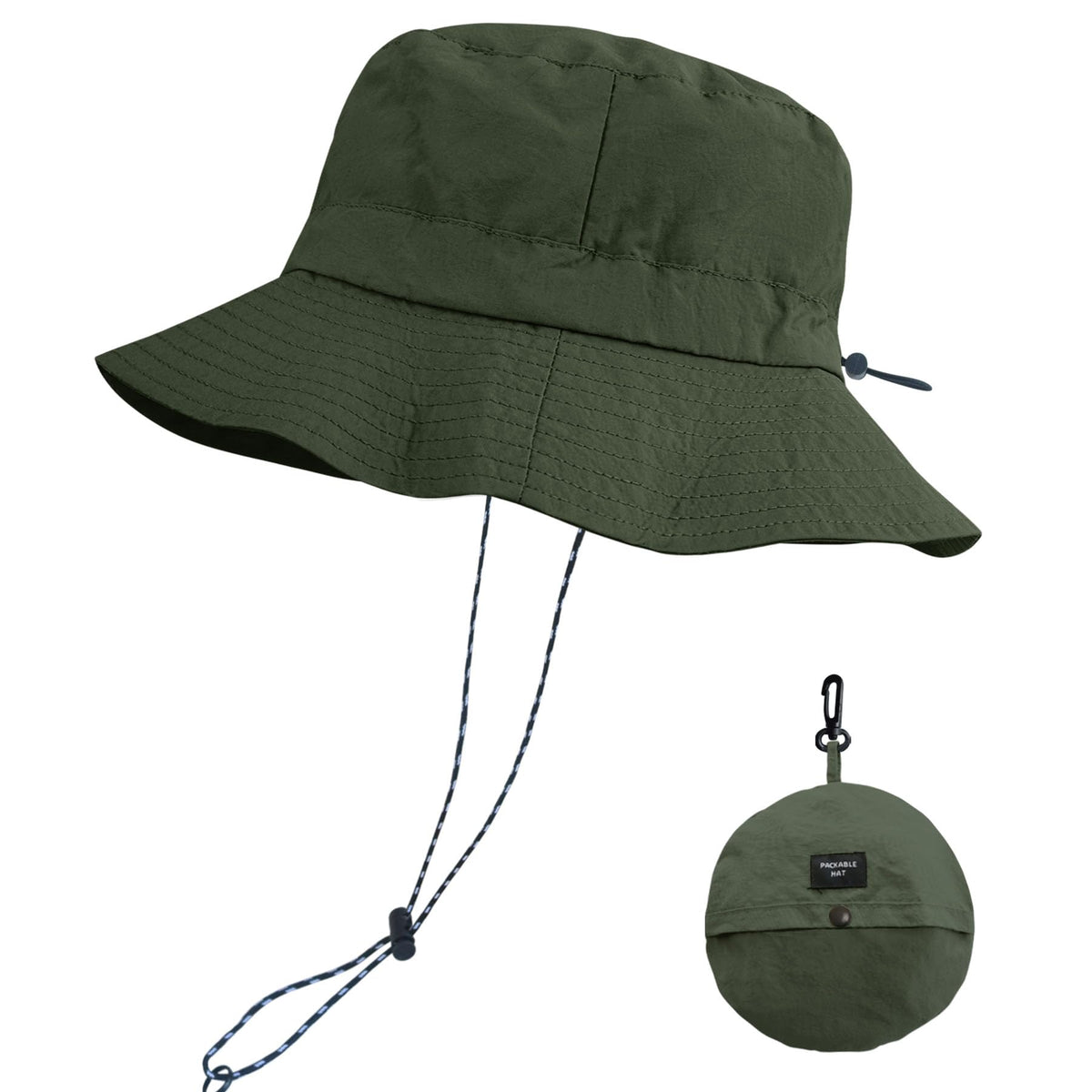 PFFY Packable Sun Bucket Hat for Men Women Outdoor UV Protection Sun Hats