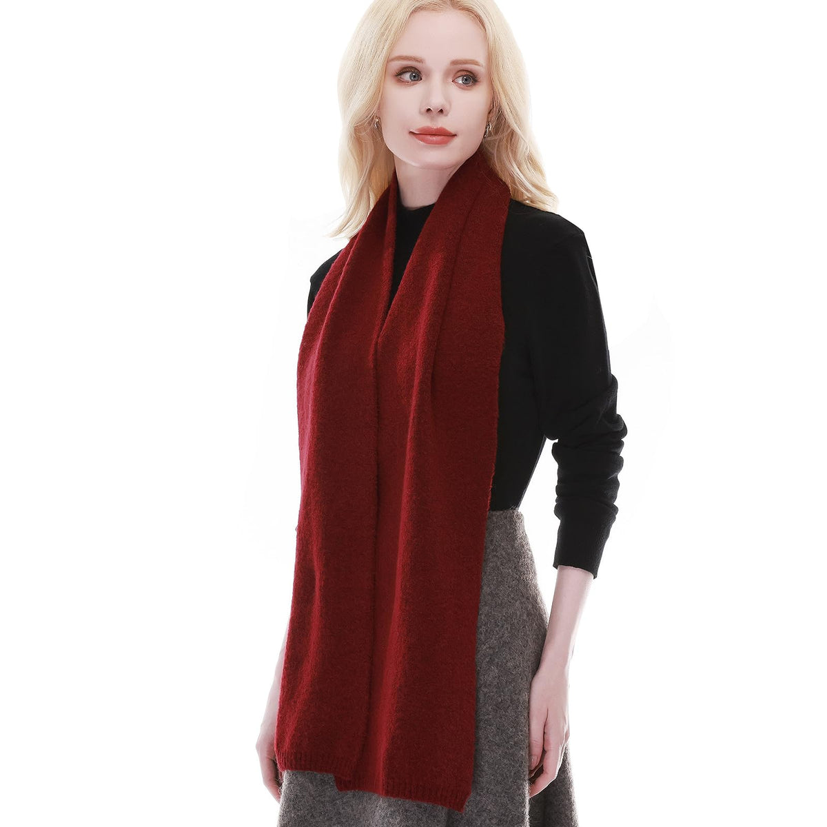 RIIQIICHY Scarf for Women Knit Scarves Winter Warm Scarf for Cold Weather