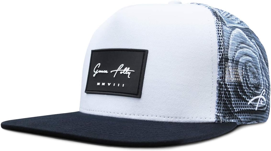 Grace Folly Trucker Hat for Men & Women. Snapback Mesh Caps
