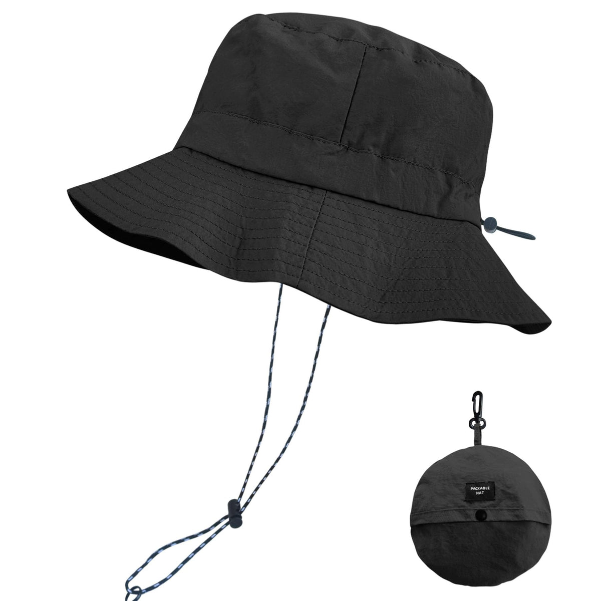 PFFY Packable Sun Bucket Hat for Men Women Outdoor UV Protection Sun Hats