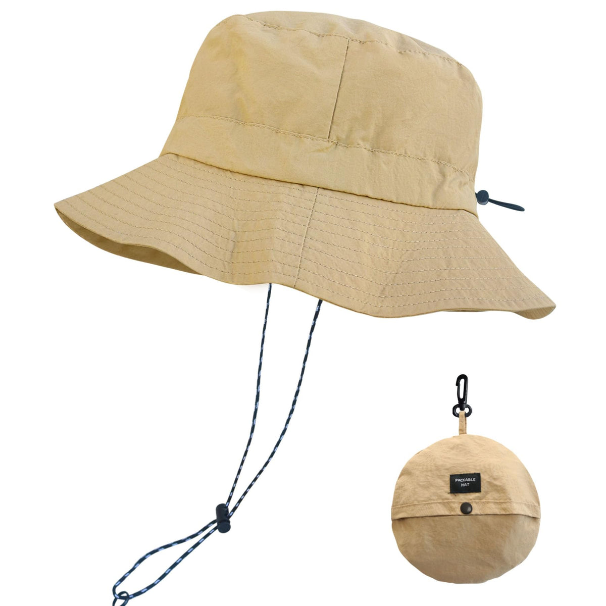 PFFY Packable Sun Bucket Hat for Men Women Outdoor UV Protection Sun Hats