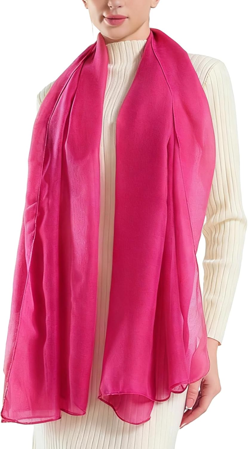 vimate Lightweight Scarf for Women Fashion Head Cover Hijab Cotton Voile Scarf Shawl Wrap for Spring Fall Winter Season
