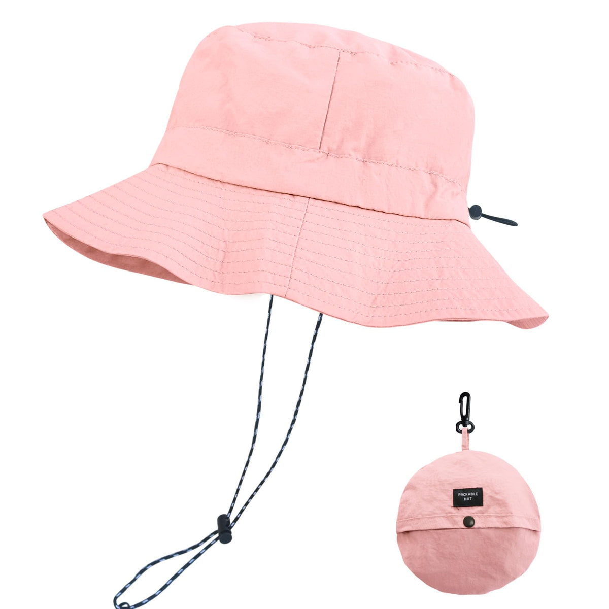 PFFY Packable Sun Bucket Hat for Men Women Outdoor UV Protection Sun Hats