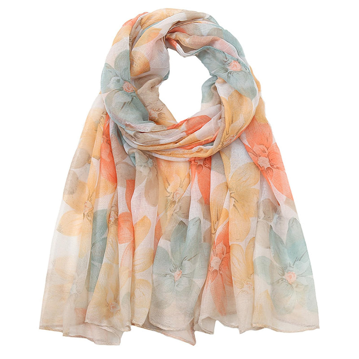 vimate Lightweight Scarf for Women Fashion Head Cover Hijab Cotton Voile Scarf Shawl Wrap for Spring Fall Winter Season
