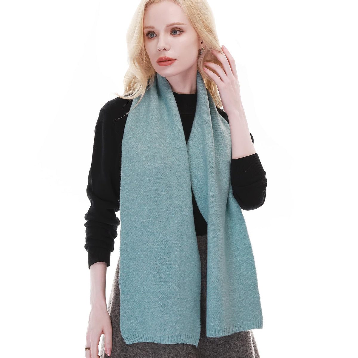 RIIQIICHY Scarf for Women Knit Scarves Winter Warm Scarf for Cold Weather