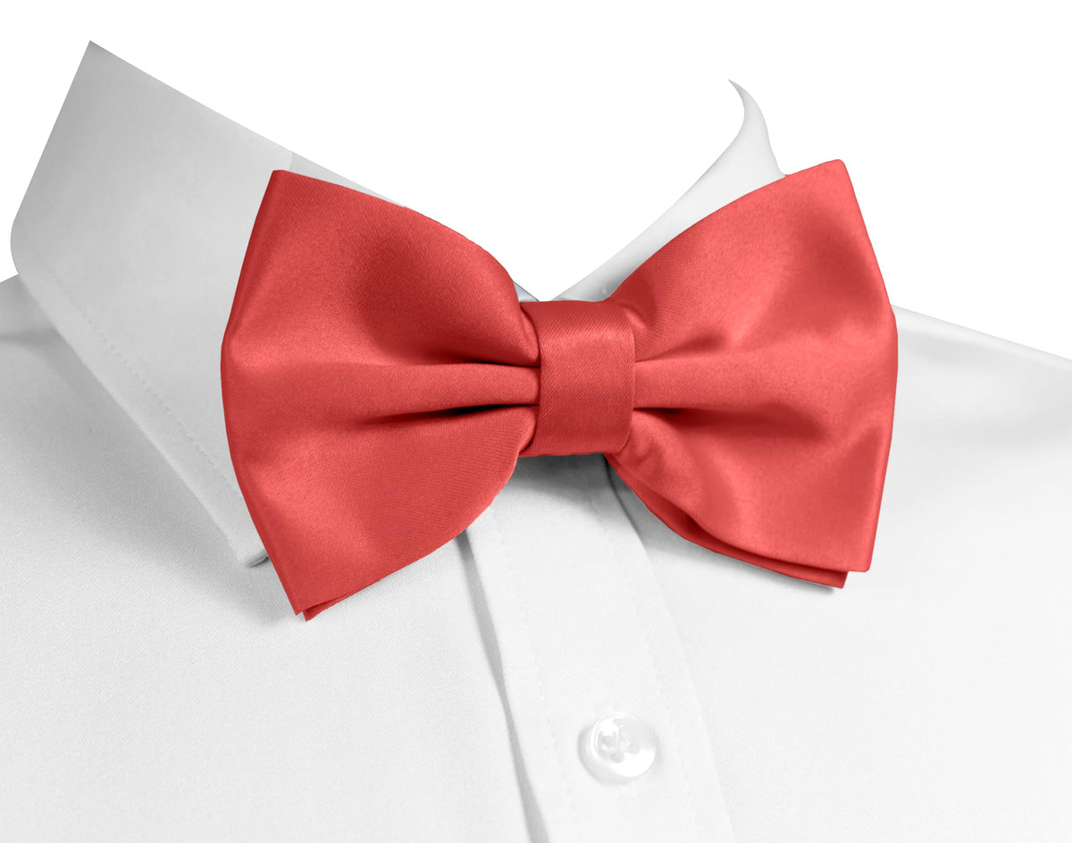 trilece Bow Ties for Men - Men's Solid Pretied Bowties for Formal Wear - Adjustable Bow Tie - Bow ties for Woman