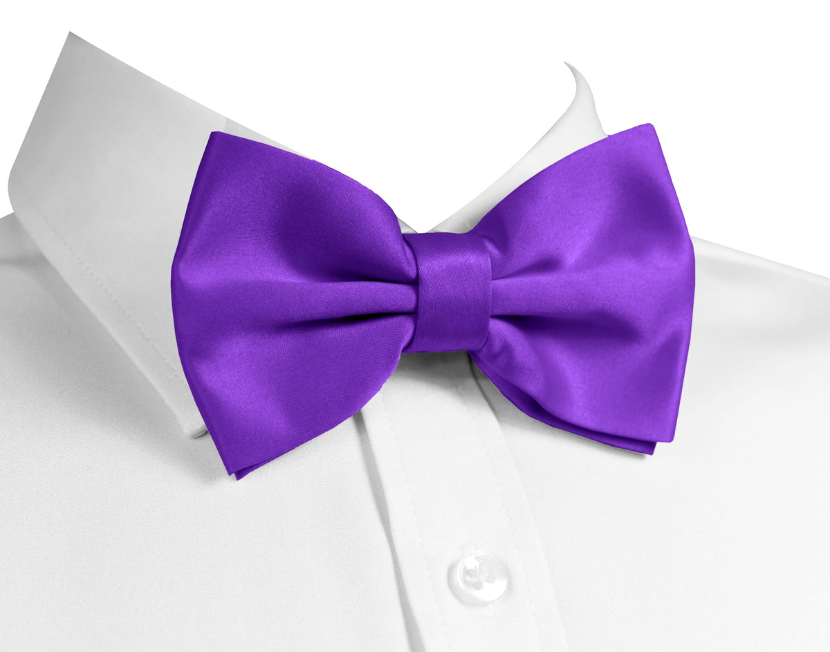 trilece Bow Ties for Men - Men's Solid Pretied Bowties for Formal Wear - Adjustable Bow Tie - Bow ties for Woman