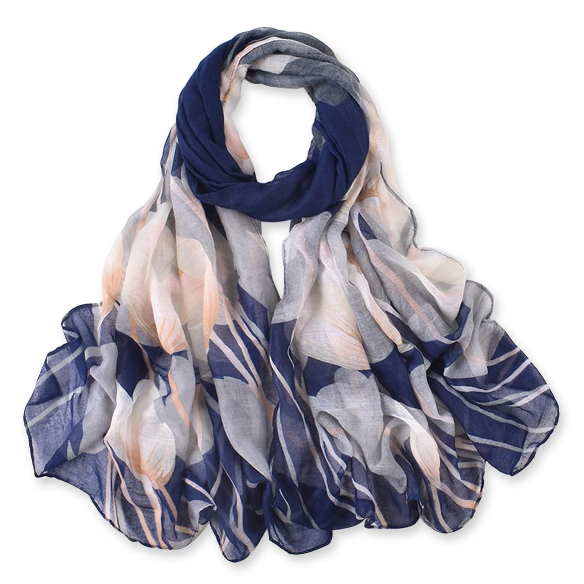 vimate Lightweight Scarf for Women Fashion Head Cover Hijab Cotton Voile Scarf Shawl Wrap for Spring Fall Winter Season