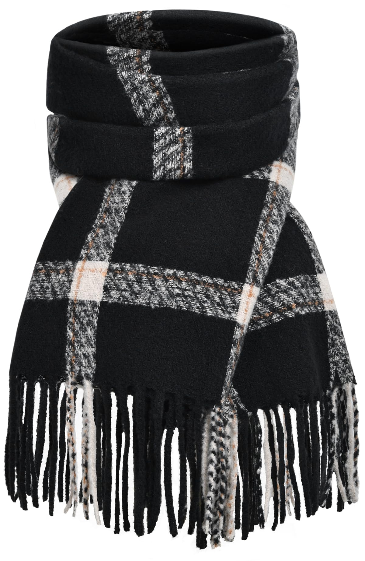 Winter Scarf for Women Long Plaid Shawls Wraps Blanket Pashmina Scarves