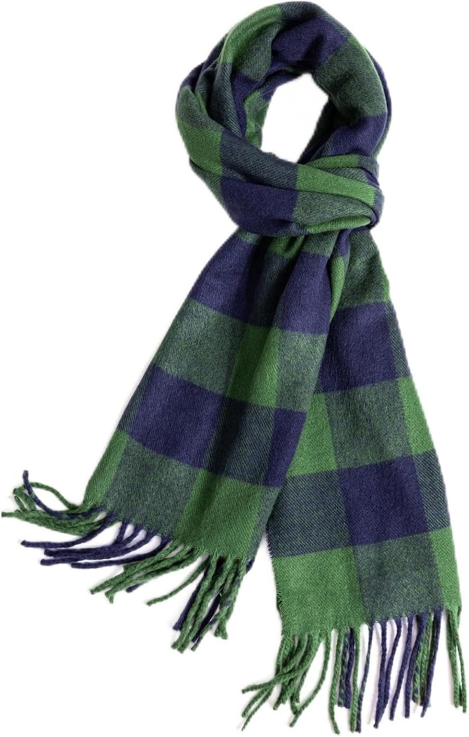 TUSHUSTY Scarf for Women Men Winter Plaid Soft Warm Neck Wrap