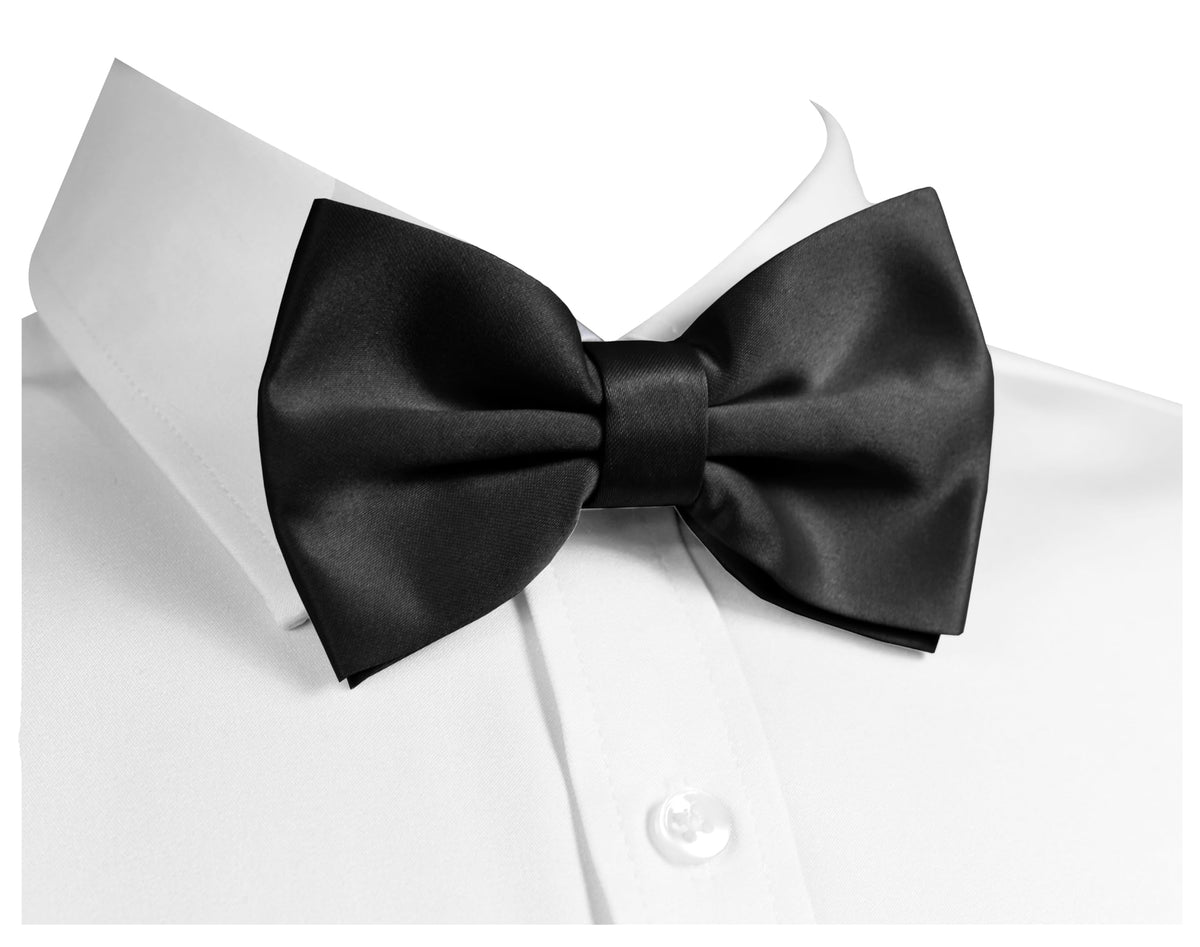 trilece Bow Ties for Men - Men's Solid Pretied Bowties for Formal Wear - Adjustable Bow Tie - Bow ties for Woman