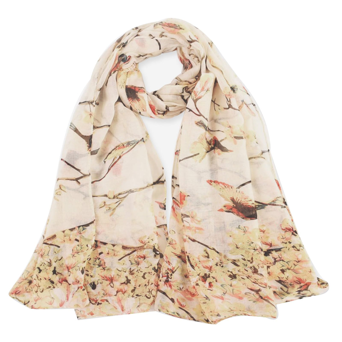 vimate Lightweight Scarf for Women Fashion Head Cover Hijab Cotton Voile Scarf Shawl Wrap for Spring Fall Winter Season