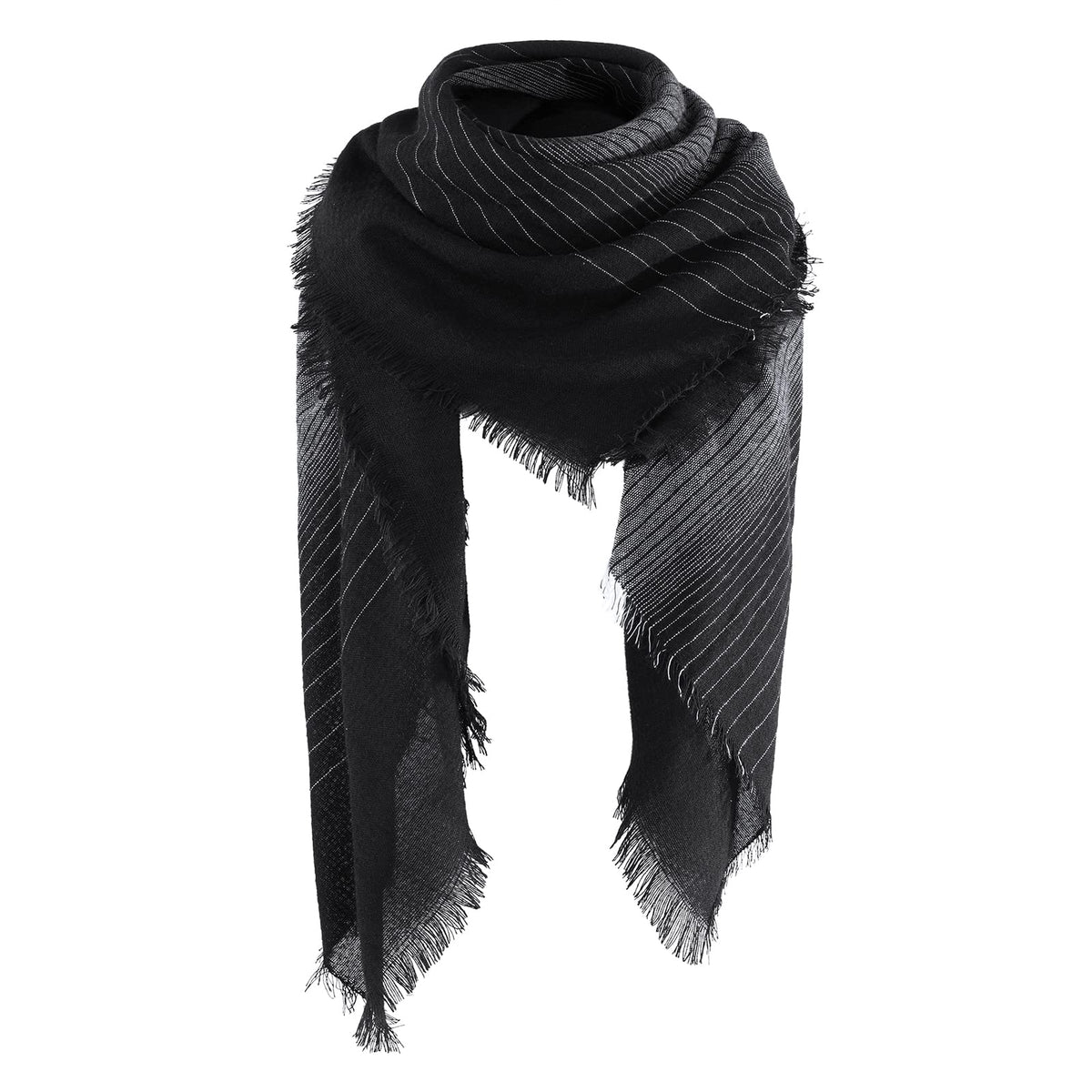 American Trends Winter Scarf for Women, Oversized Plaid Square Shawl Wrap