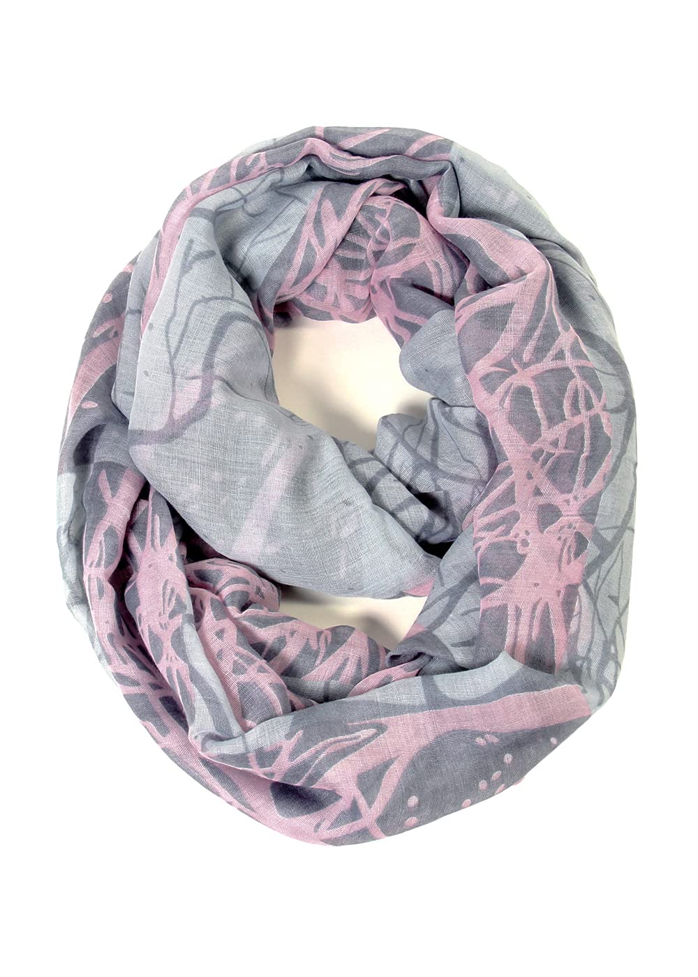 Scarfand's Mixed Colors Oil Paint Versatile Lightweight Fashion Infinity Scarves Head Wrap