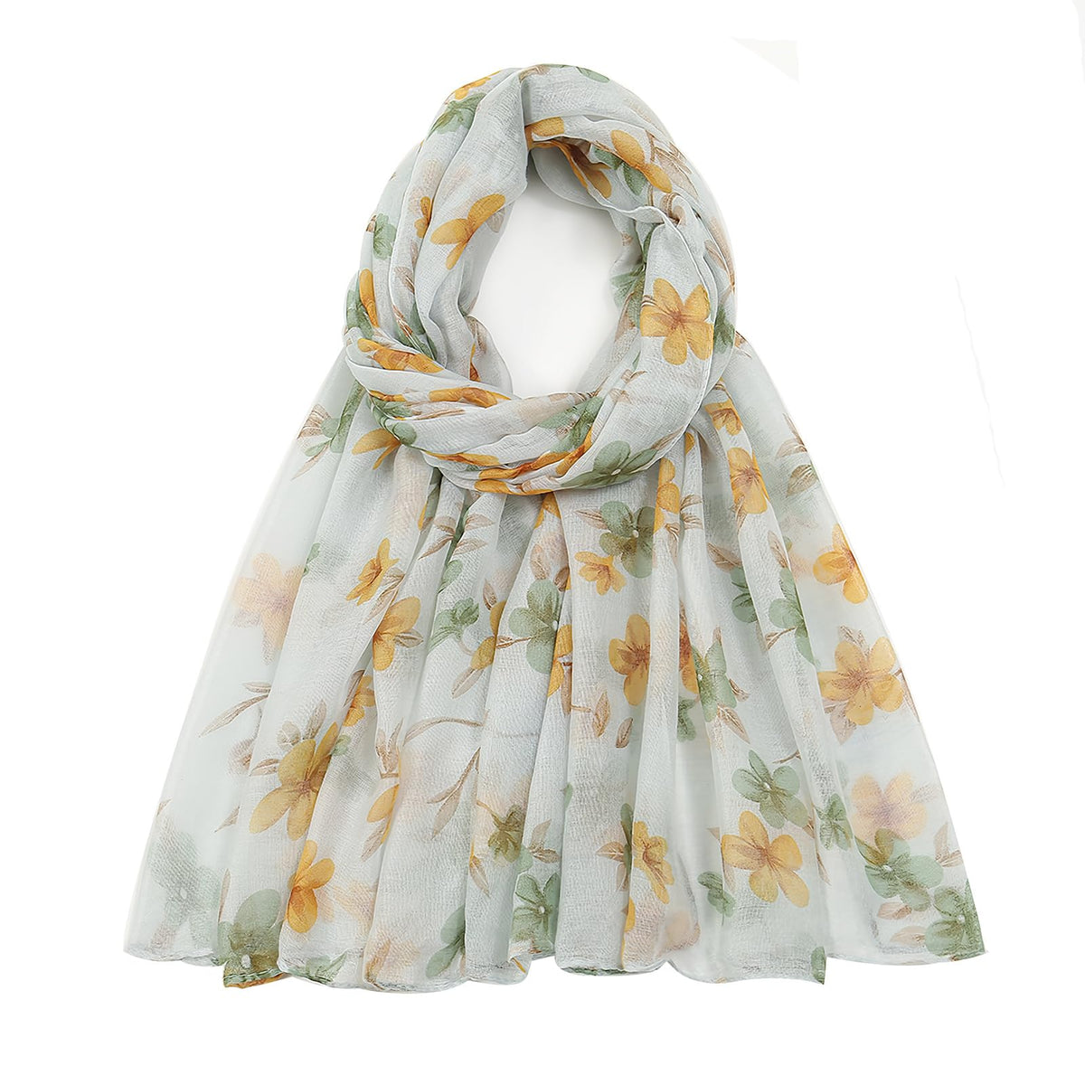 vimate Lightweight Scarf for Women Fashion Head Cover Hijab Cotton Voile Scarf Shawl Wrap for Spring Fall Winter Season