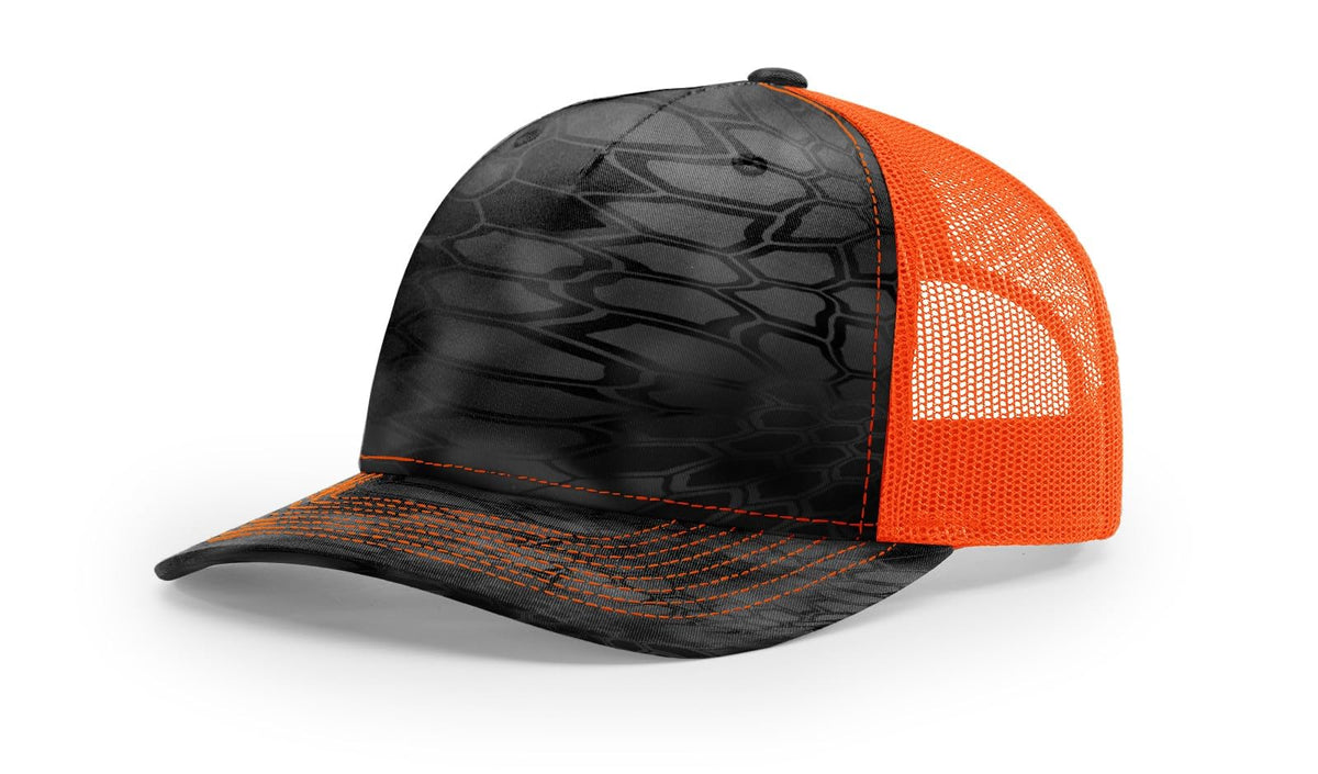 Richardson 112 Trucker Hat - 5 Panel Premium Adjustable Snapback Hat - Structured Richardson Blank Caps