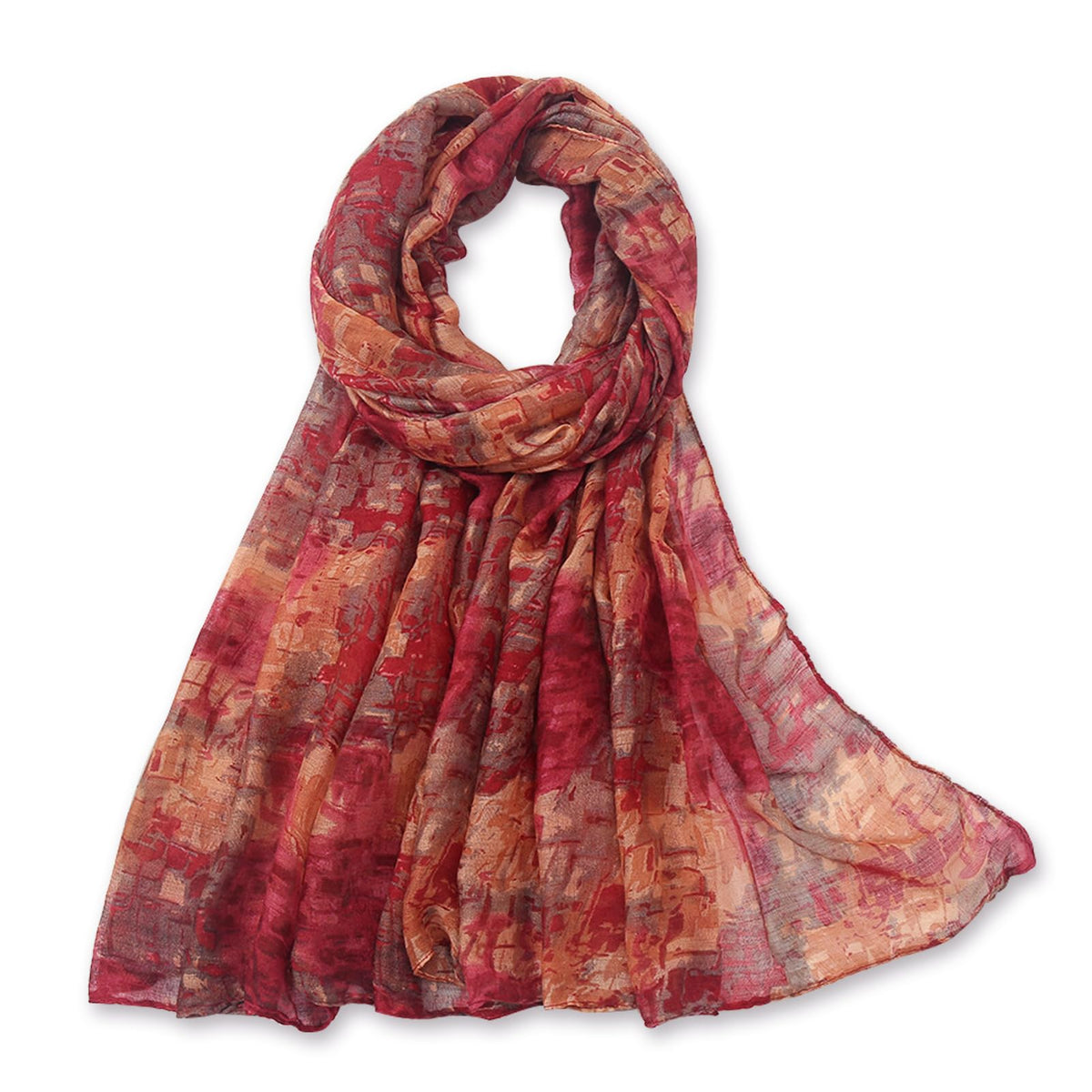 vimate Lightweight Scarf for Women Fashion Head Cover Hijab Cotton Voile Scarf Shawl Wrap for Spring Fall Winter Season