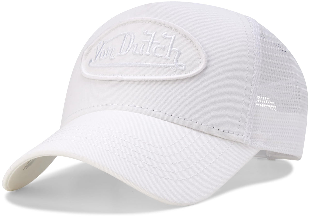 Von Dutch Unisex Trucker Hat, Colorblock, Mesh Back, Curved Bill, Snapback