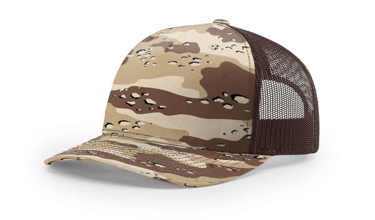 Richardson 112 Trucker Hat - 5 Panel Premium Adjustable Snapback Hat - Structured Richardson Blank Caps
