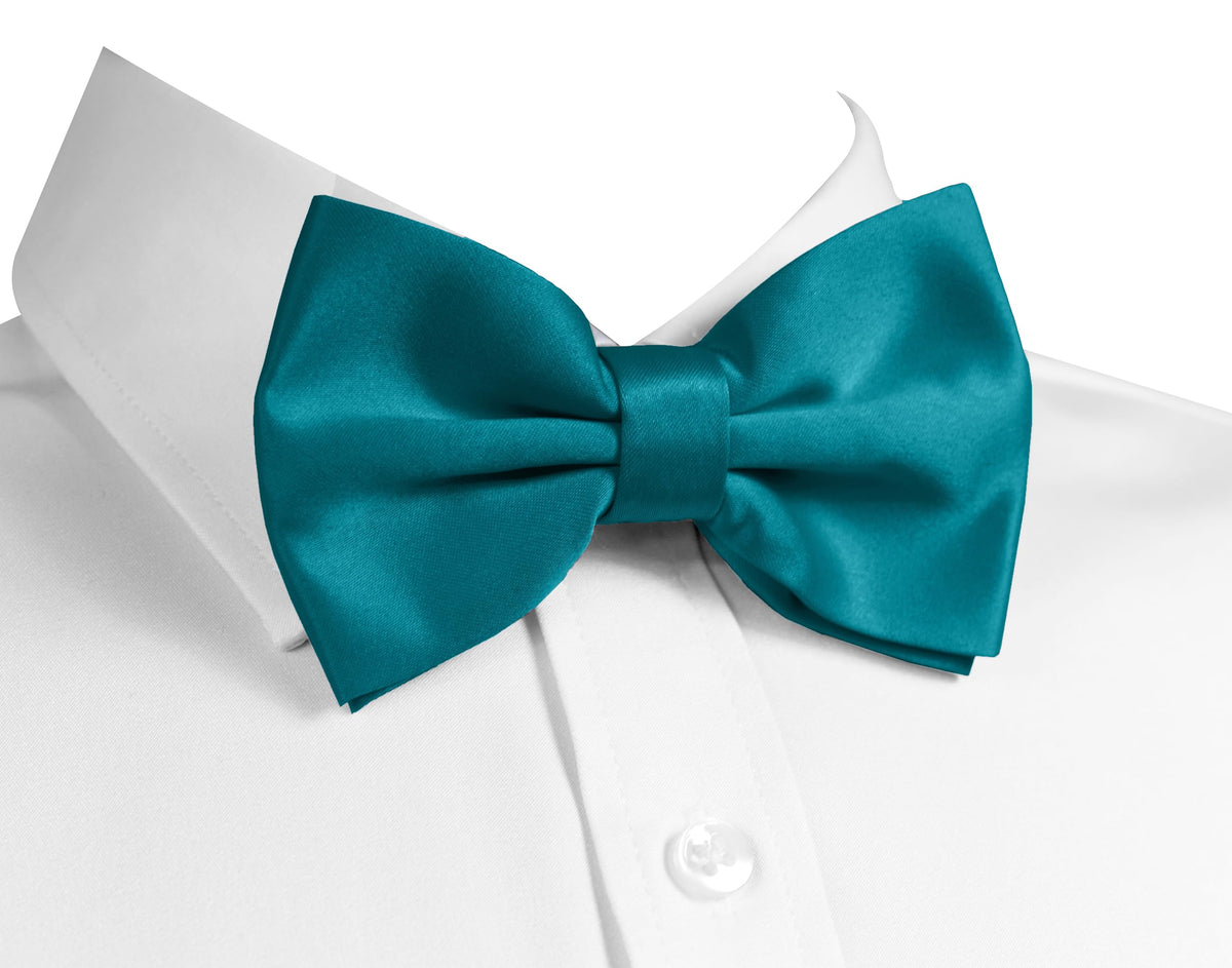 trilece Bow Ties for Men - Men's Solid Pretied Bowties for Formal Wear - Adjustable Bow Tie - Bow ties for Woman