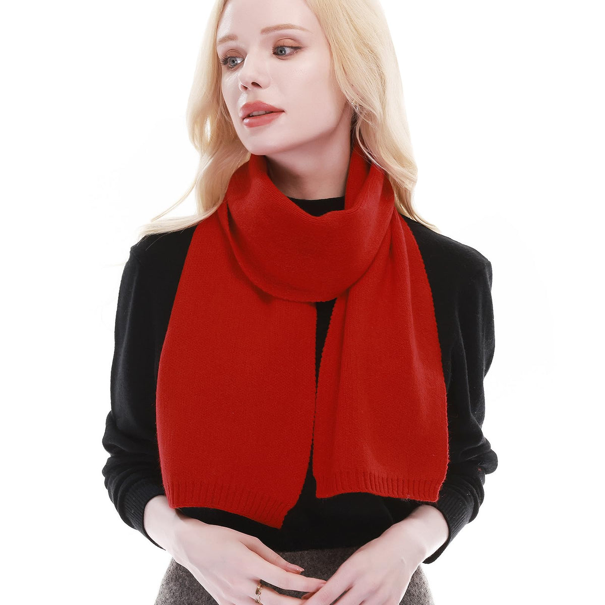 RIIQIICHY Scarf for Women Knit Scarves Winter Warm Scarf for Cold Weather