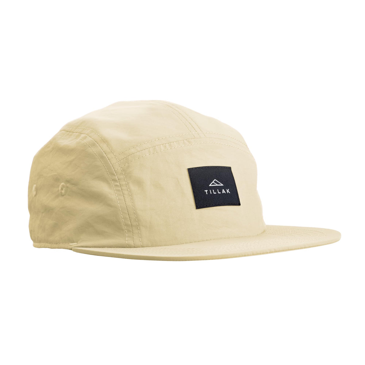 Tillak Wallowa Camp Hat, Lightweight Nylon 5 Panel Cap with Snap Closure