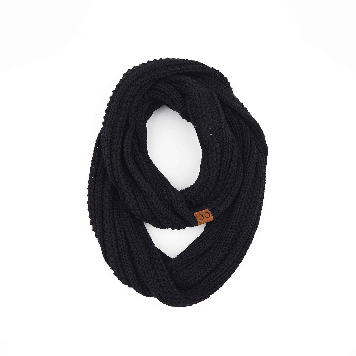 C.C CC Winter Soft Matching Unisex Chunky Knit Cowl Loop Infinity Scarf