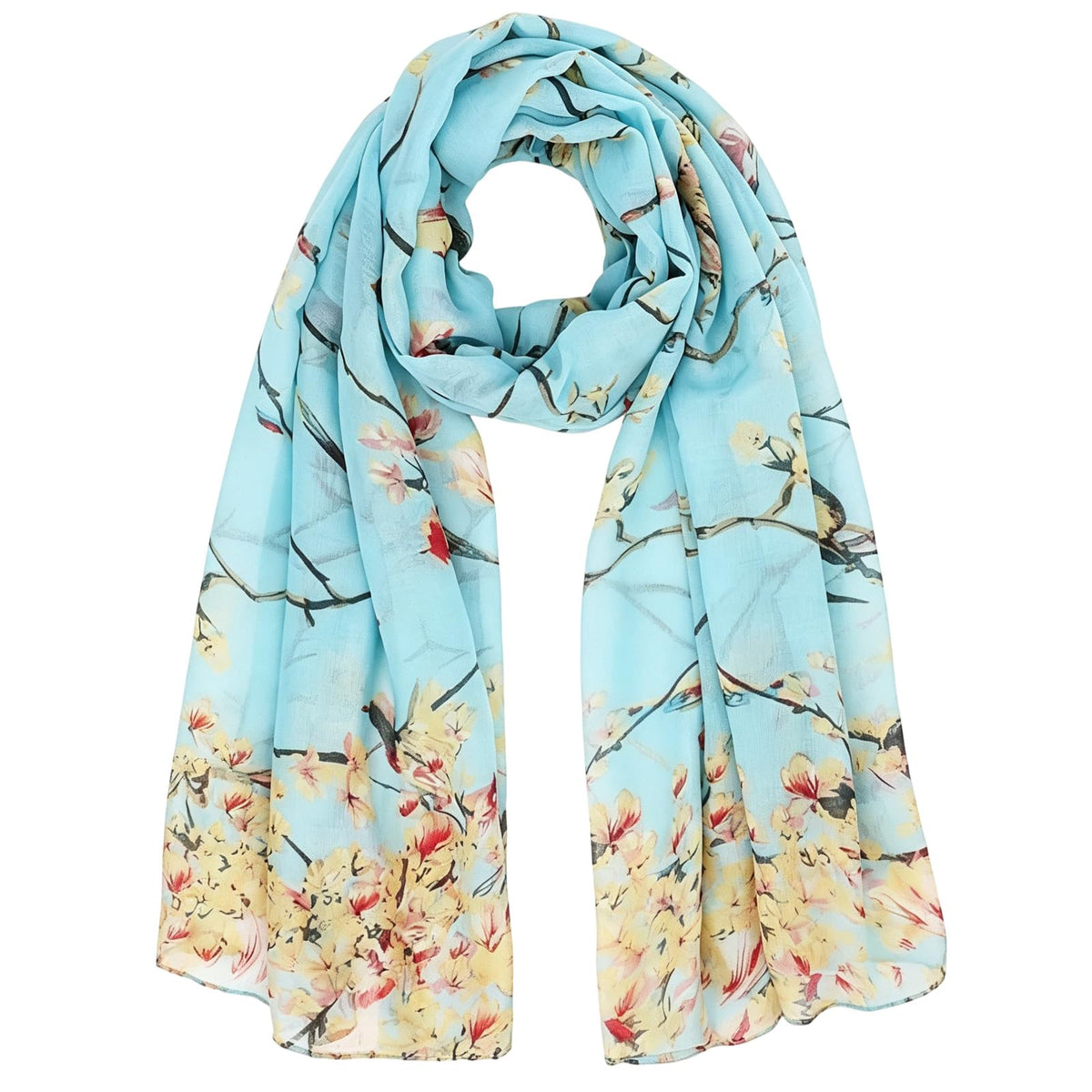 vimate Lightweight Scarf for Women Fashion Head Cover Hijab Cotton Voile Scarf Shawl Wrap for Spring Fall Winter Season