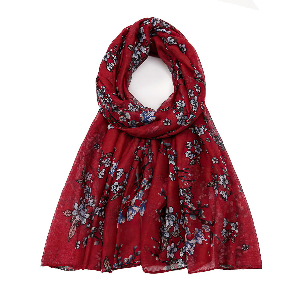 vimate Lightweight Scarf for Women Fashion Head Cover Hijab Cotton Voile Scarf Shawl Wrap for Spring Fall Winter Season