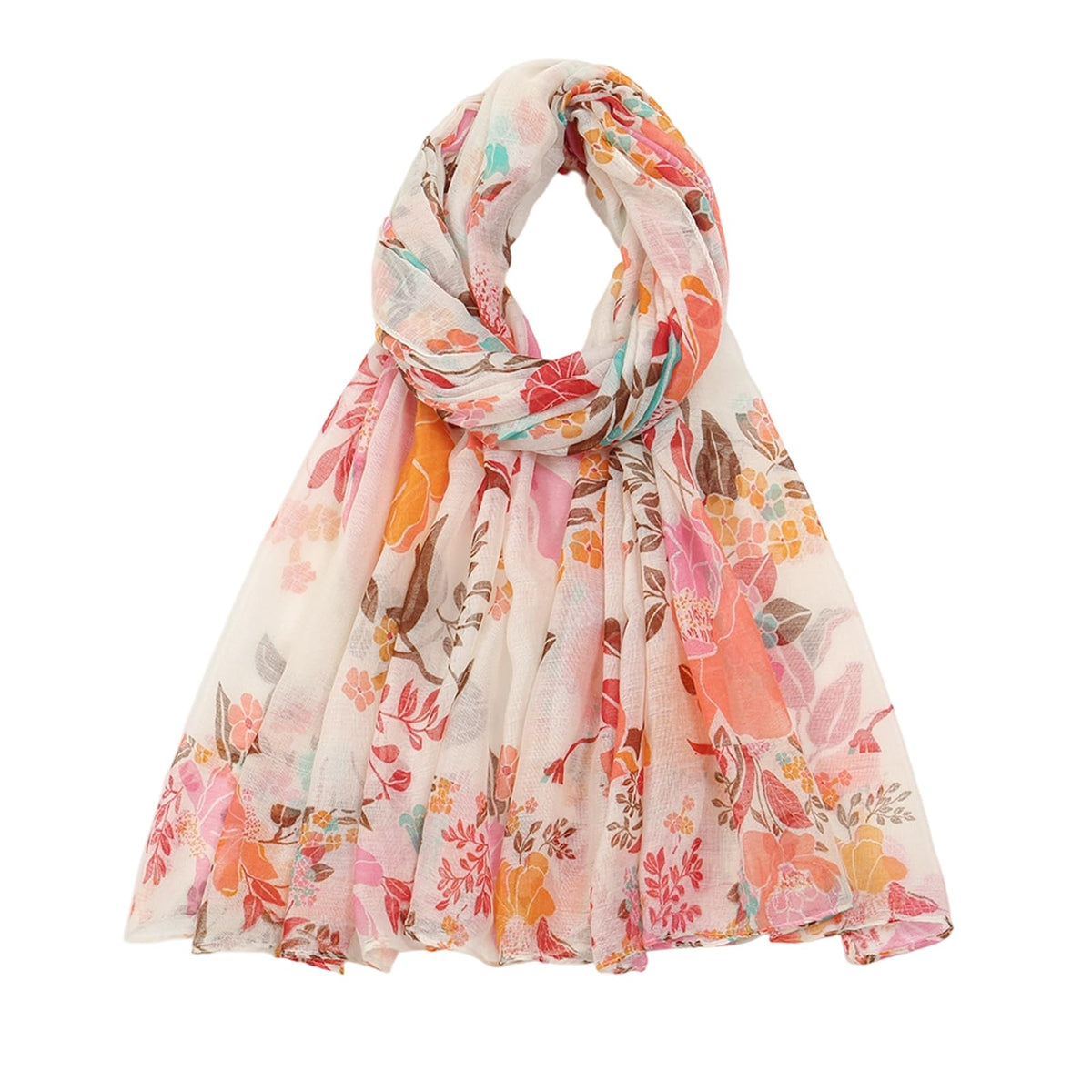 vimate Lightweight Scarf for Women Fashion Head Cover Hijab Cotton Voile Scarf Shawl Wrap for Spring Fall Winter Season