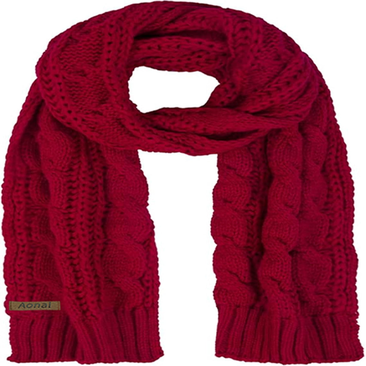 Aonal Winter Scarf for Women Men, Thick Warm Blanket Chunky Scarves