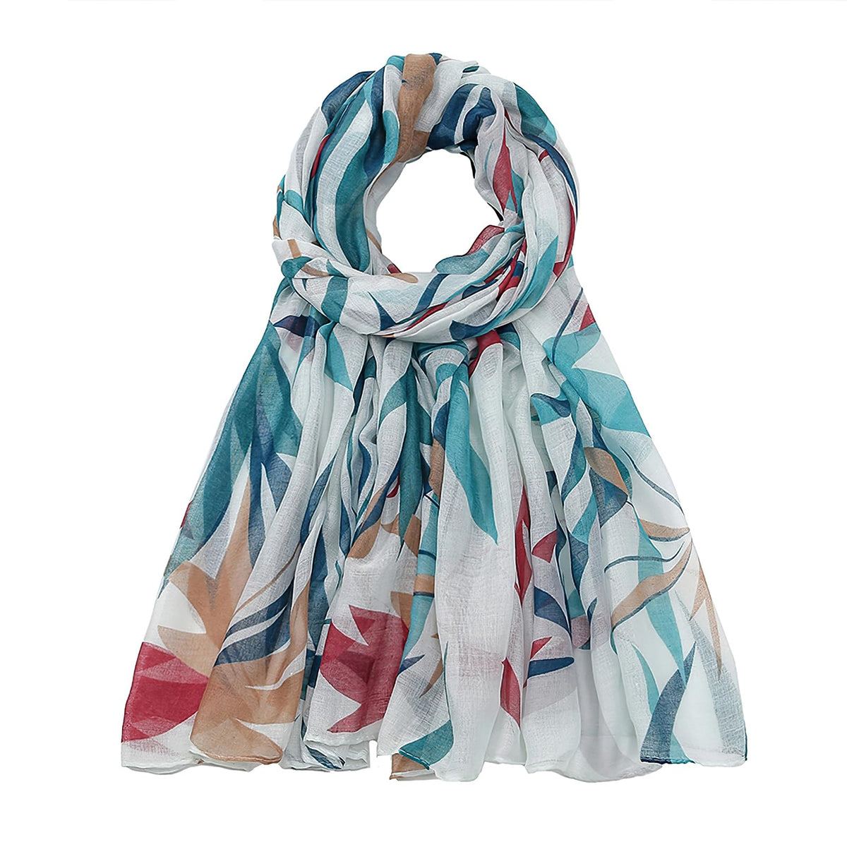 vimate Lightweight Scarf for Women Fashion Head Cover Hijab Cotton Voile Scarf Shawl Wrap for Spring Fall Winter Season