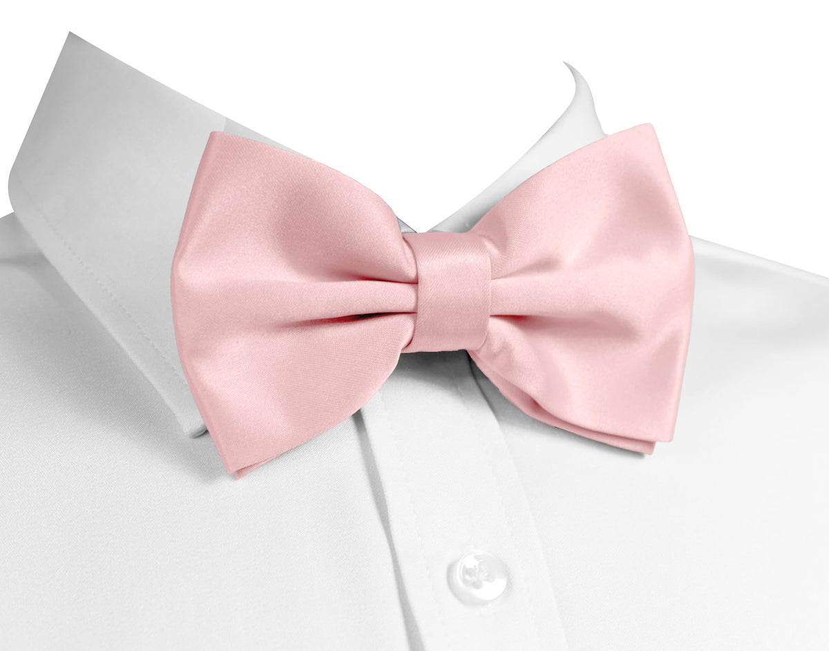 trilece Bow Ties for Men - Men's Solid Pretied Bowties for Formal Wear - Adjustable Bow Tie - Bow ties for Woman