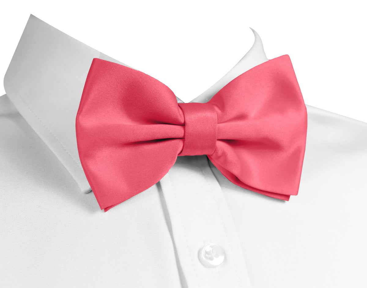trilece Bow Ties for Men - Men's Solid Pretied Bowties for Formal Wear - Adjustable Bow Tie - Bow ties for Woman