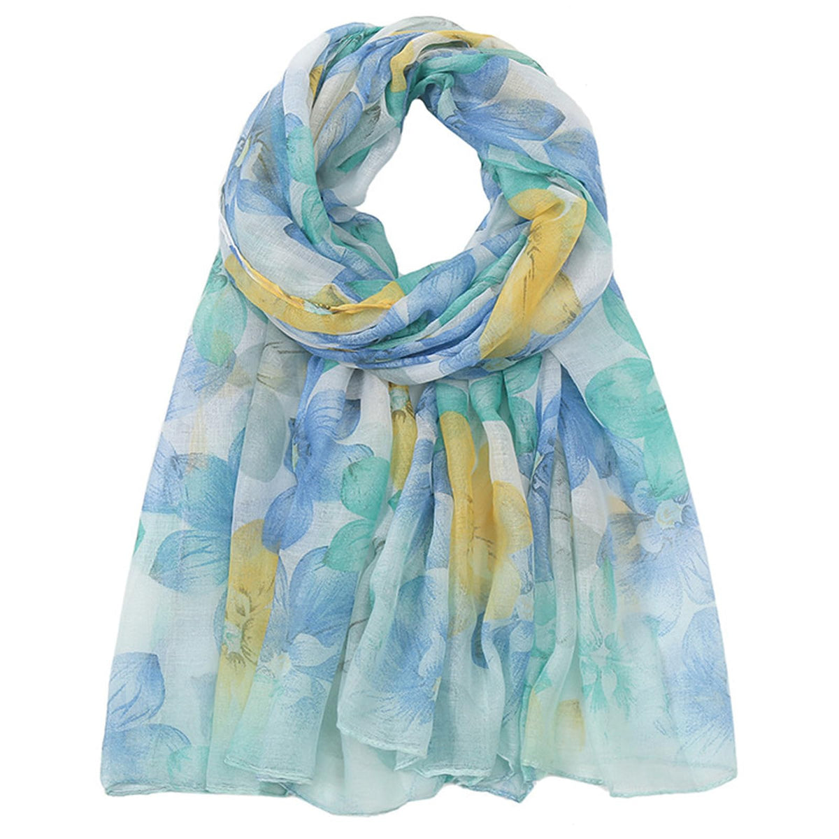 vimate Lightweight Scarf for Women Fashion Head Cover Hijab Cotton Voile Scarf Shawl Wrap for Spring Fall Winter Season